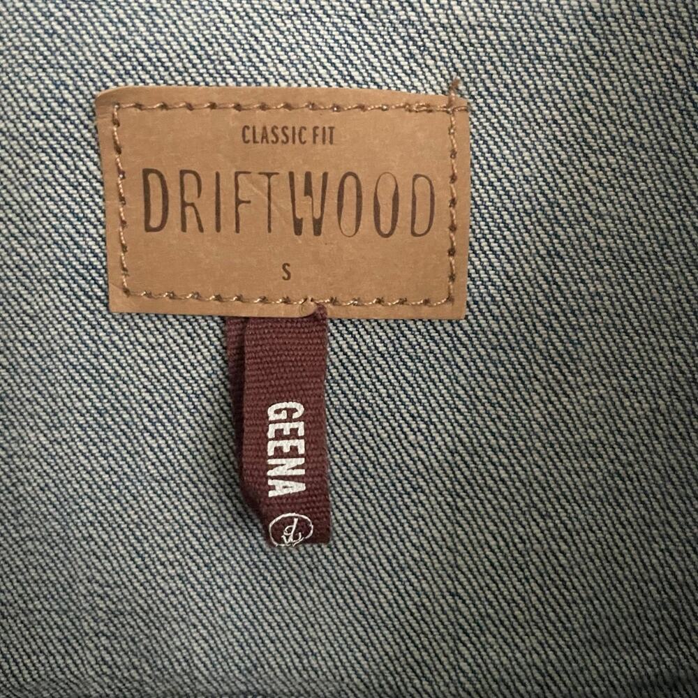 Driftwood Free People Geena Western Aztec Embroidered Tassel Denim Jacket (0256) - Picture 4 of 9